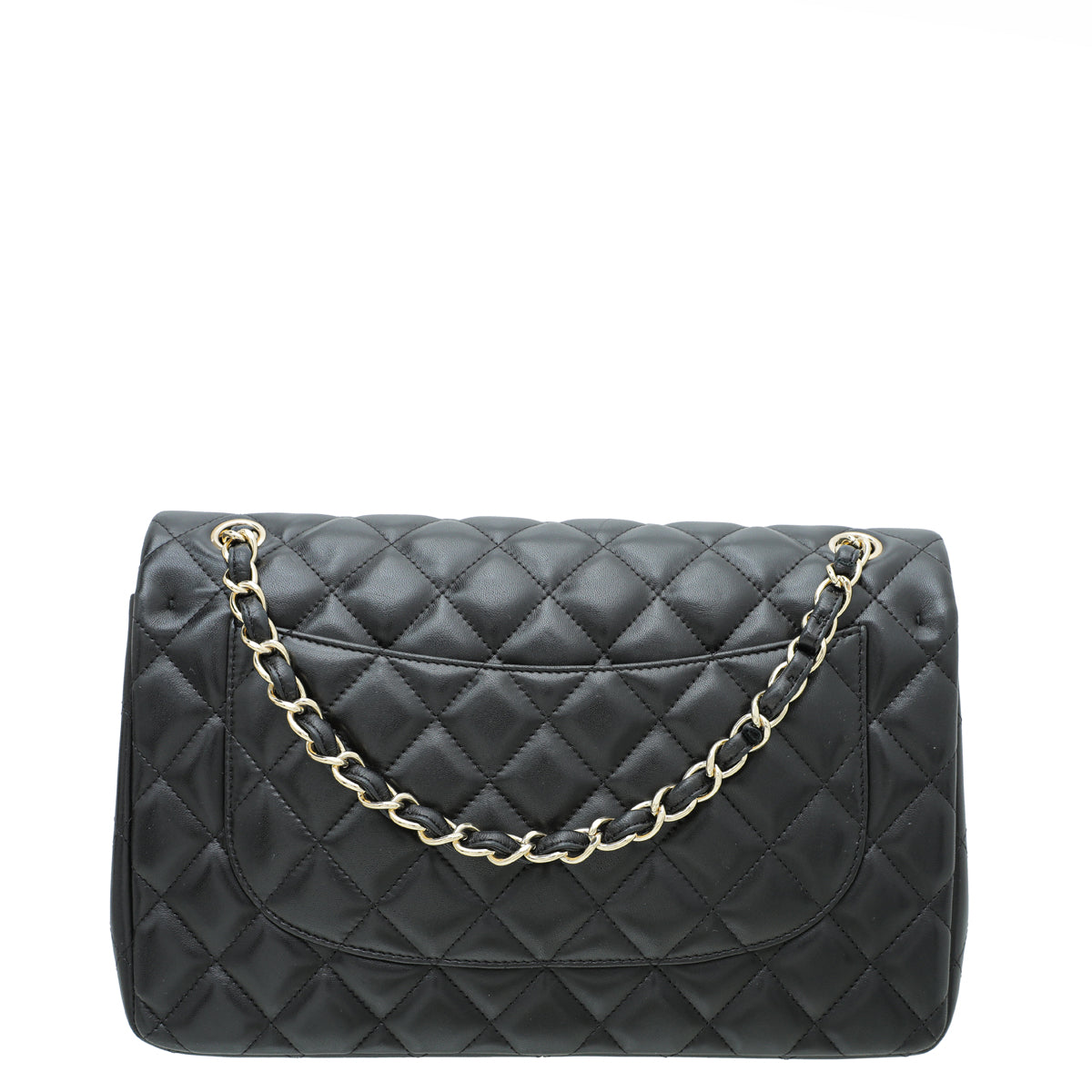 Chanel Black CC Classic Double Flap Jumbo Bag-Chanel-THE CLOSET