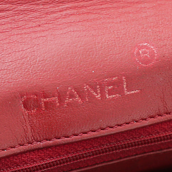 Chanel Red Crocodile Vintage CC Classic Mini Square Bag – The Closet
