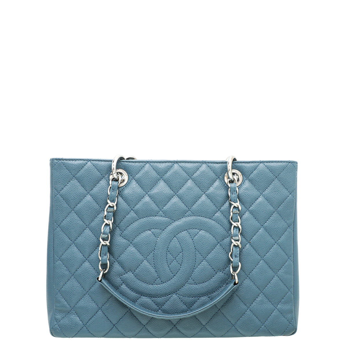 Chanel Blue Grey CC GST Medium Bag-Chanel-THE CLOSET
