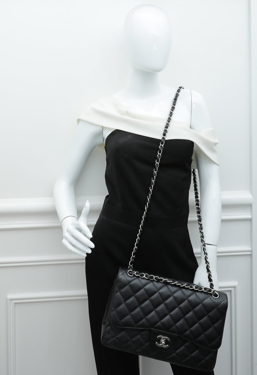 Chanel CC Classic Double Flap Jumbo Bag – The Closet