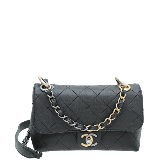 Chanel Modern Chain Flap Bag - Black Handle Bags, Handbags
