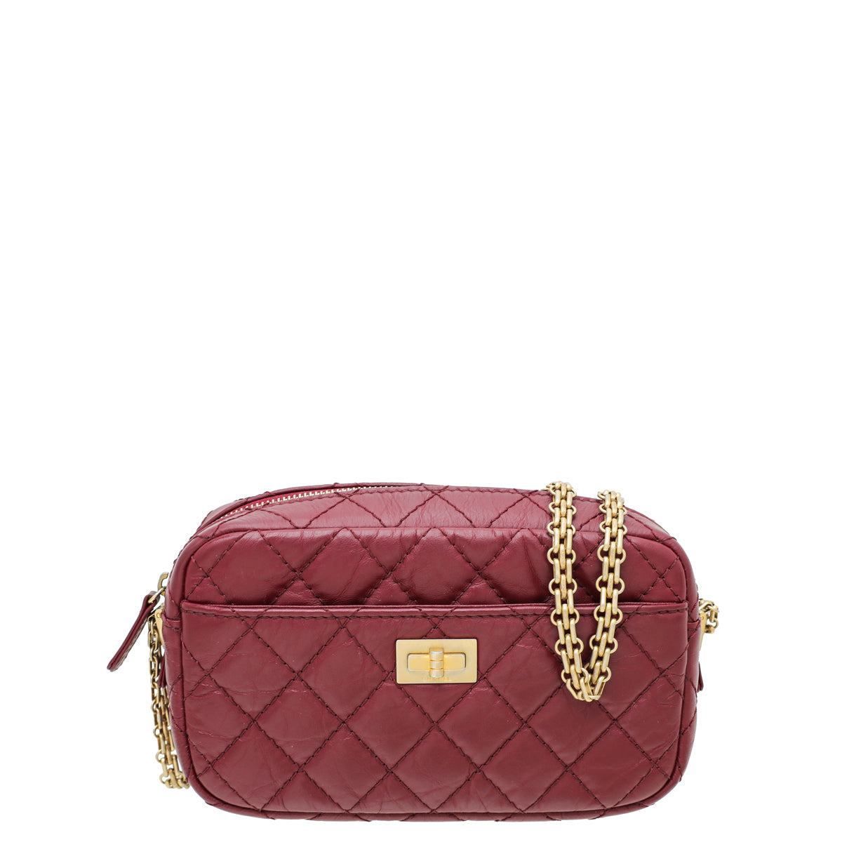 Chanel Burgundy 2.55 Reissue Camera Case Bag-Chanel-THE CLOSET