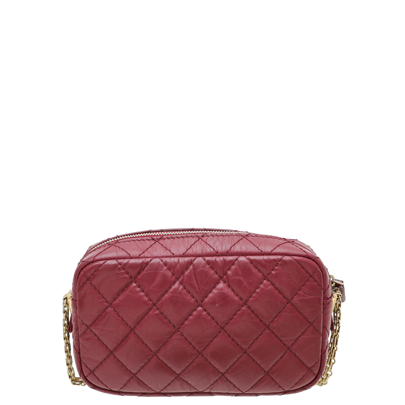 Chanel Brown Quilted Caviar Leather Mademoiselle Lock Small