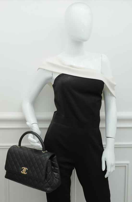 Chanel Black Coco Handle Small Bag – The Closet