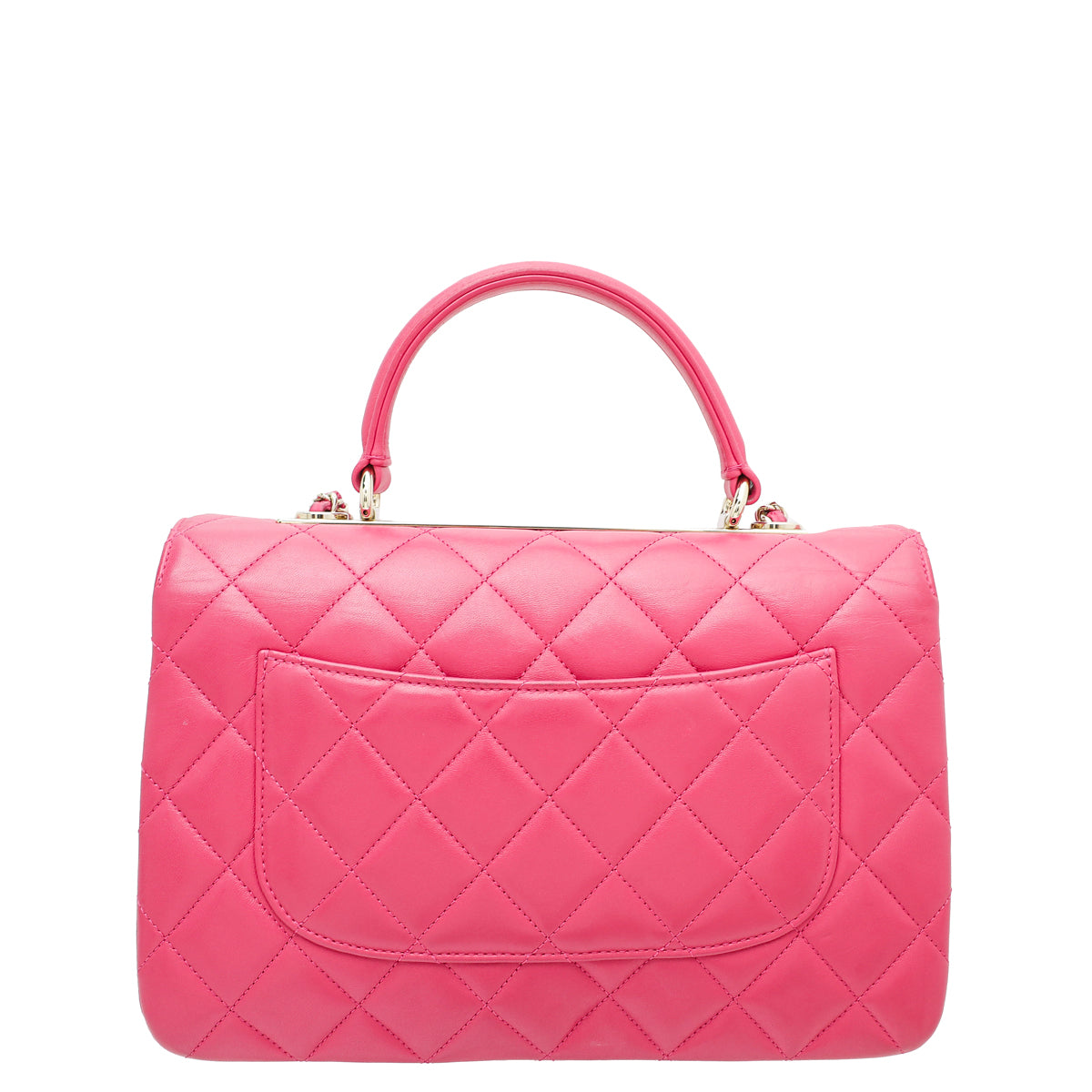 Chanel Fuchsia CC Trendy Top Handle Medium Bag-Chanel-THE CLOSET