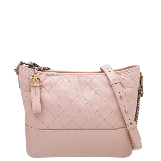Chanel Light Small Hobo Bag - Pink