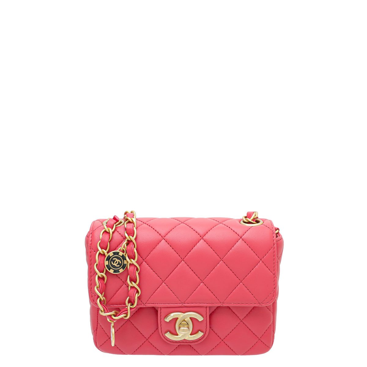 Chanel Red CC Multi Charm Mini Bag-Chanel-THE CLOSET
