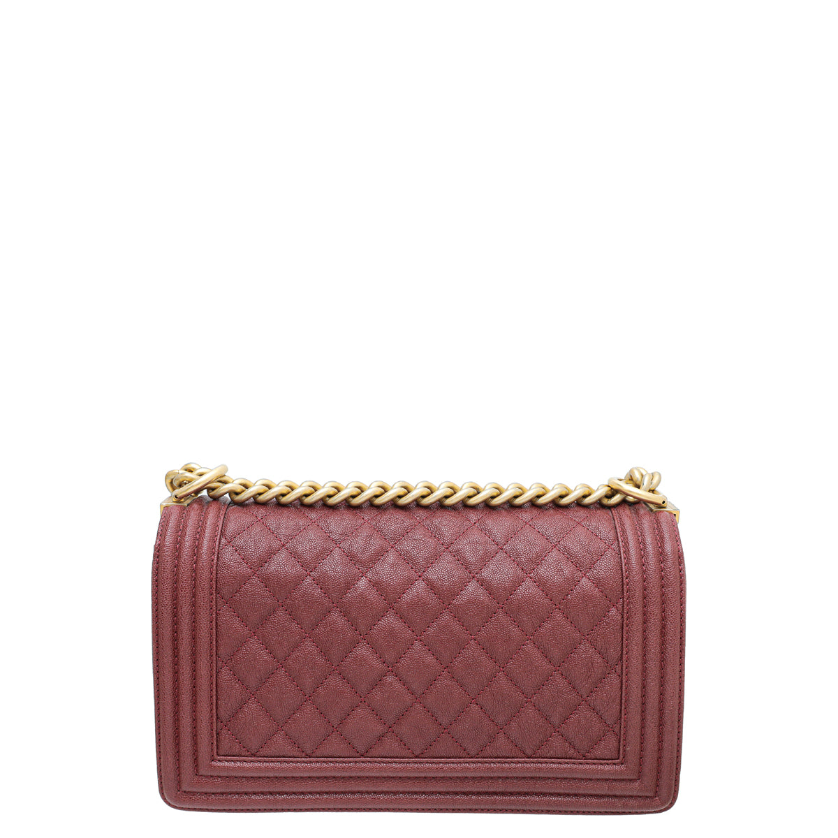 Chanel Dark Red Le Boy Medium Bag-Chanel-THE CLOSET