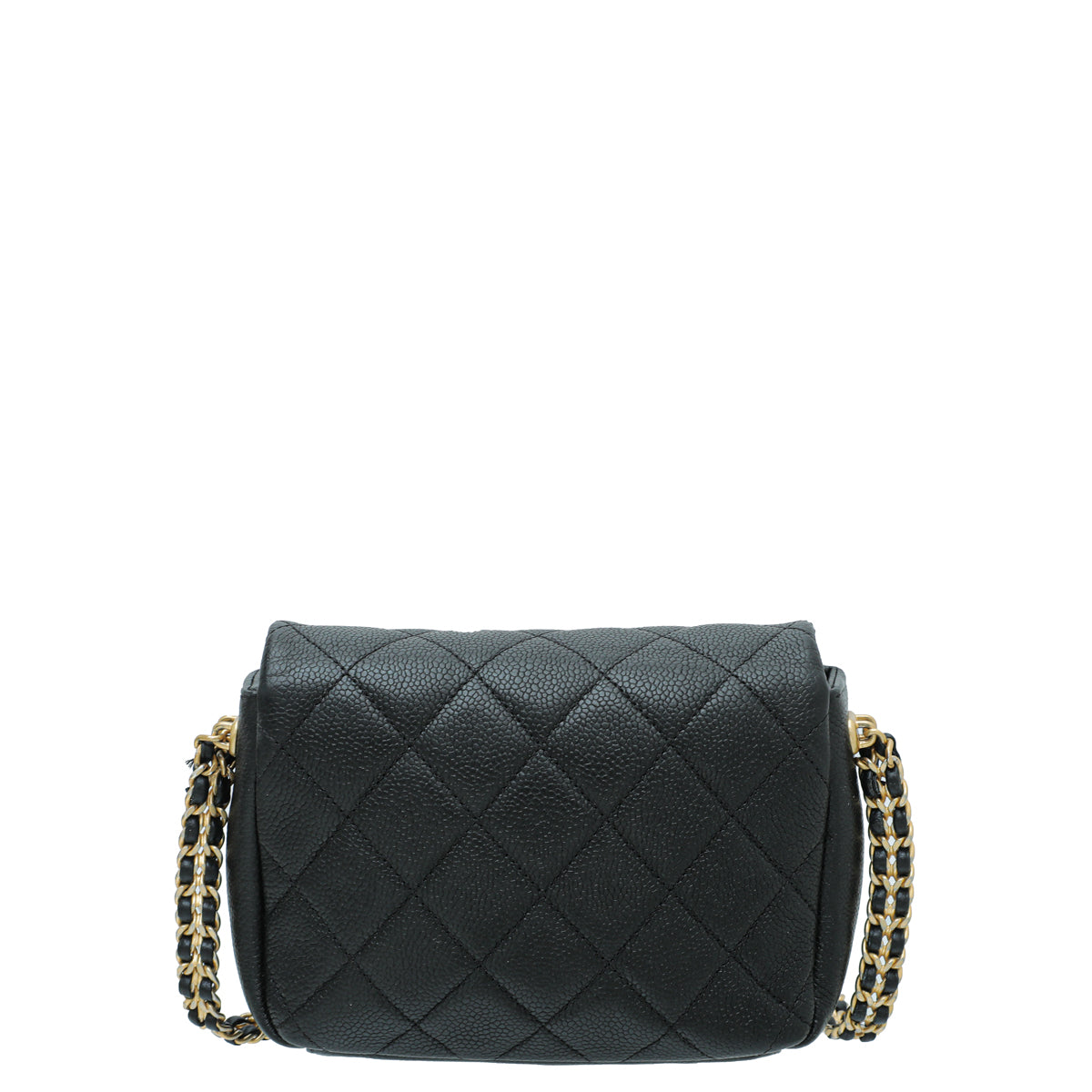 Chanel Black CC Medallion Caviar Flap Mini Bag-Chanel-THE CLOSET