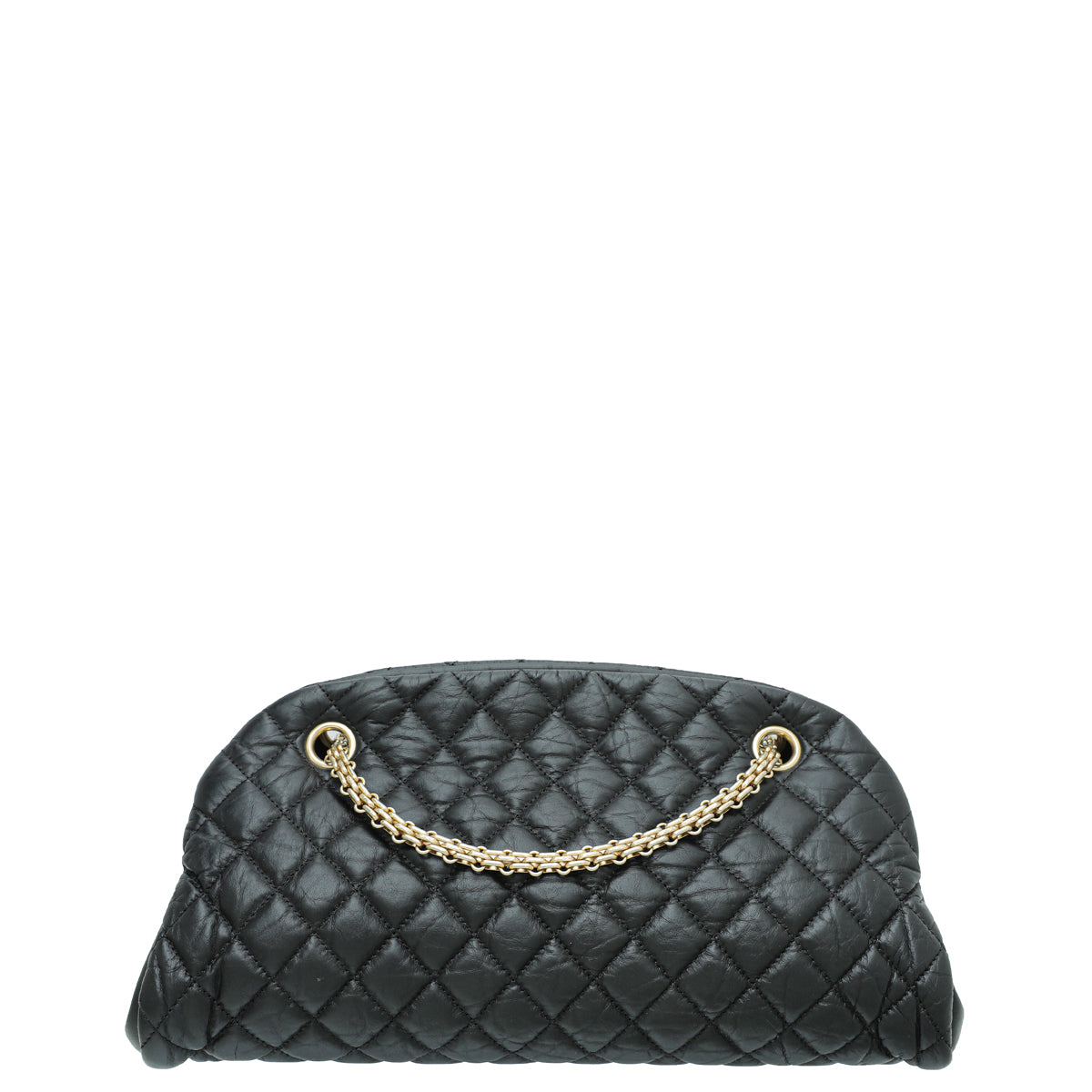 Chanel Black Just Mademoiselle Bowling Medium Bag-Chanel-THE CLOSET