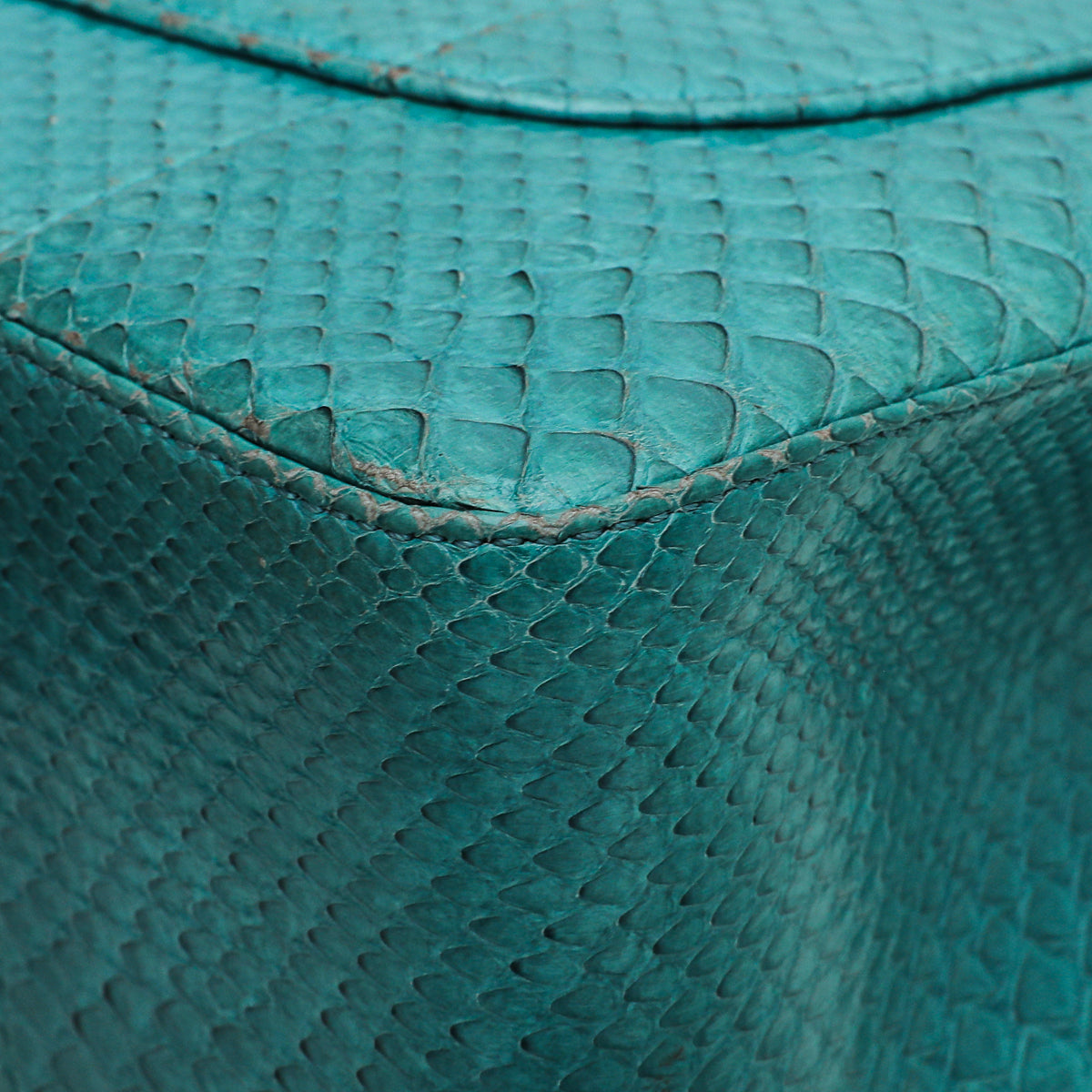 Python Turqoise Chanel Turquoise Python Classic Double Flap Jumbo Bag – THE CLOSET