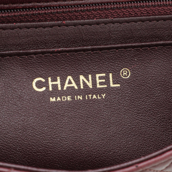 Chanel Burgundy "Chic with Me" Medium Flap Bag