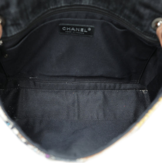 Chanel Multicolor Patchwor Single Flap Bag