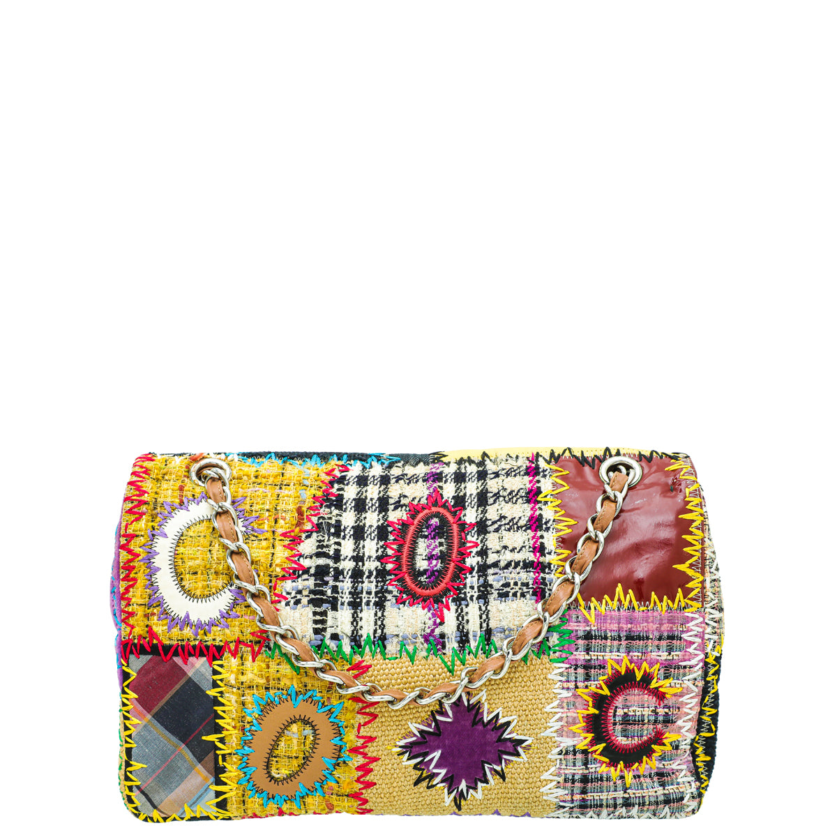 Chanel Multicolor Patchwor Single Flap Bag-Chanel-THE CLOSET