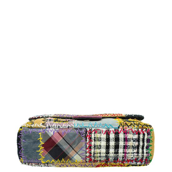 Chanel Multicolor Patchwor Single Flap Bag