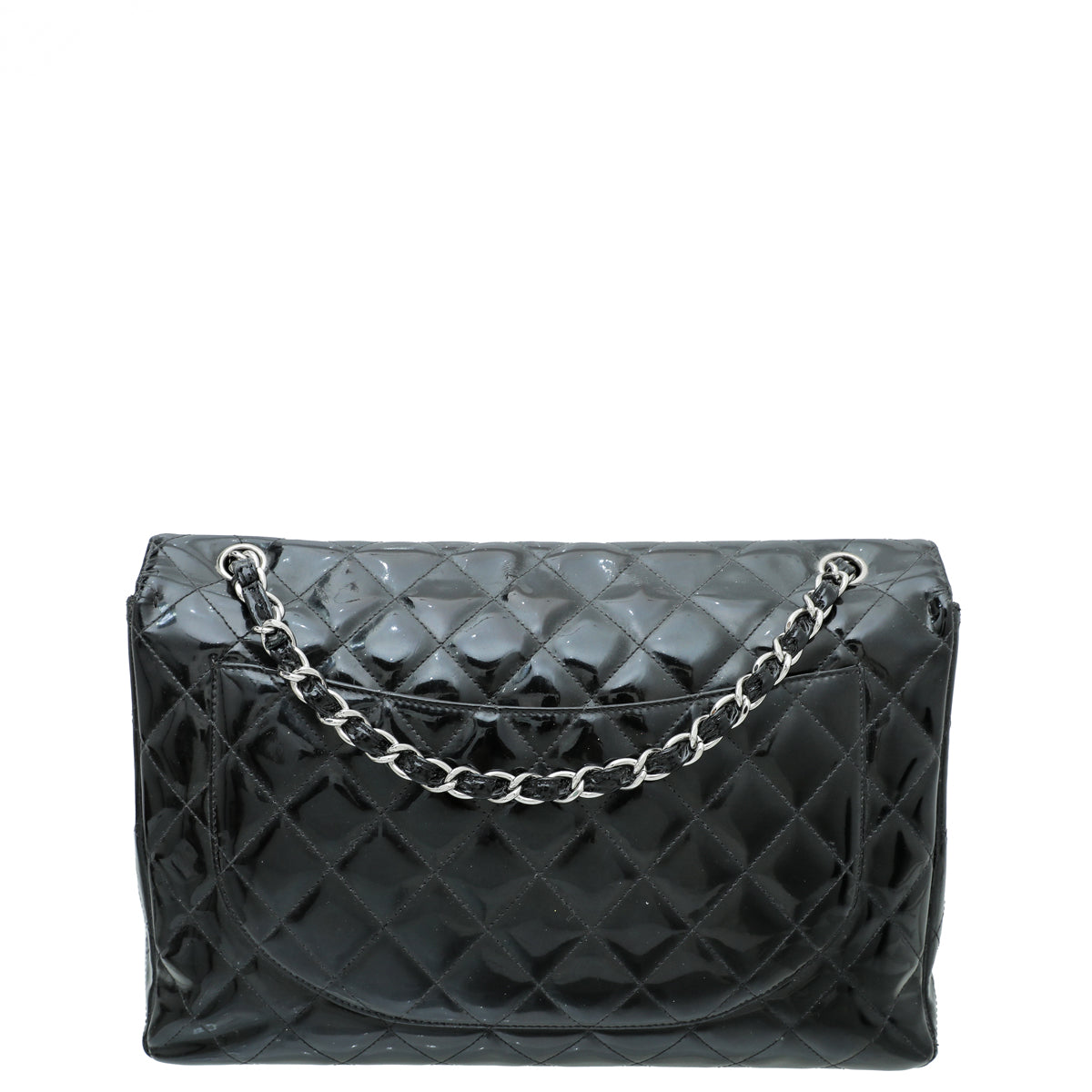 Chanel Black CC Classic Single Flap Maxi Bag-Chanel-THE CLOSET