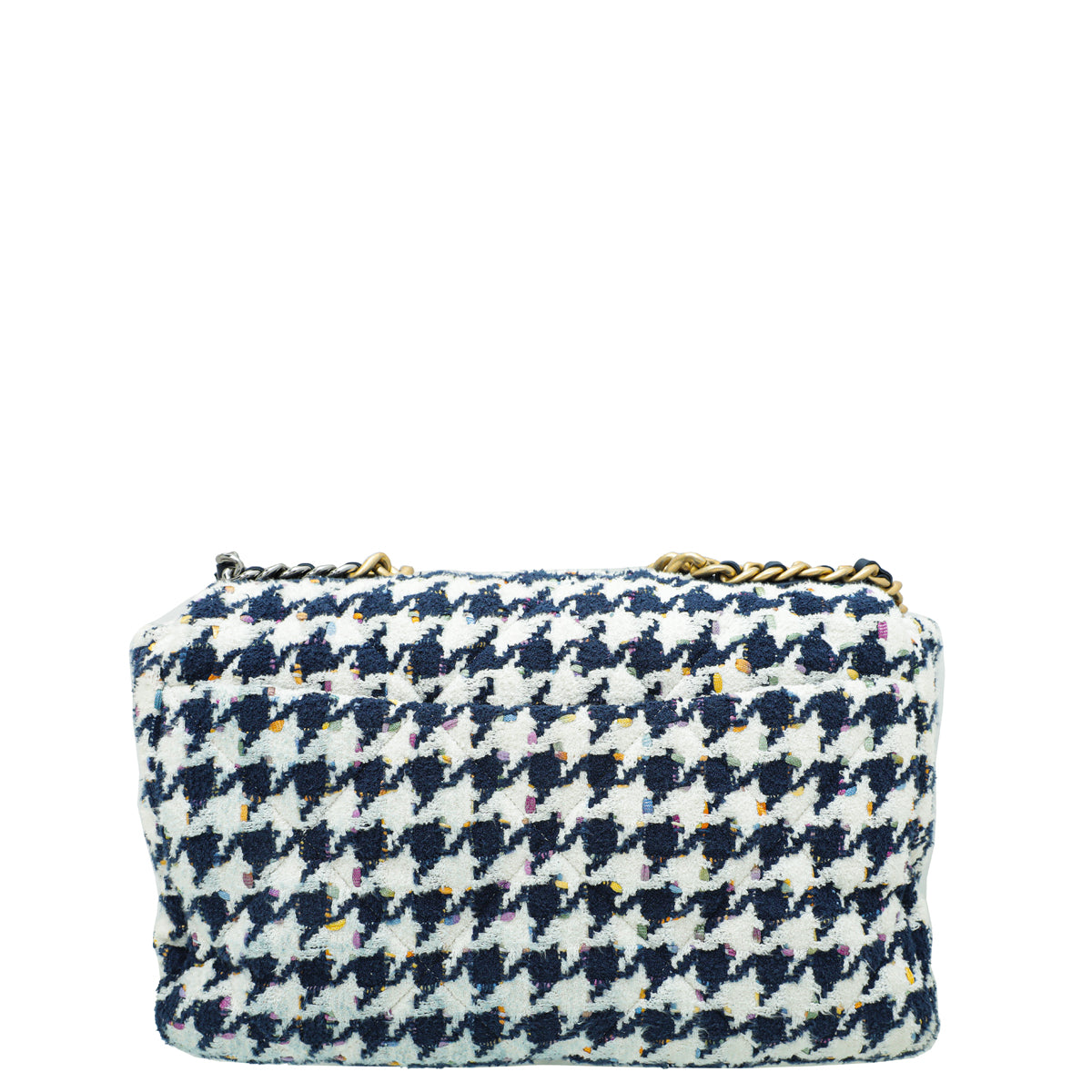 Chanel Multicolor Cotton Tweed Chanel 19 Maxi Large Bag-Chanel-THE CLOSET