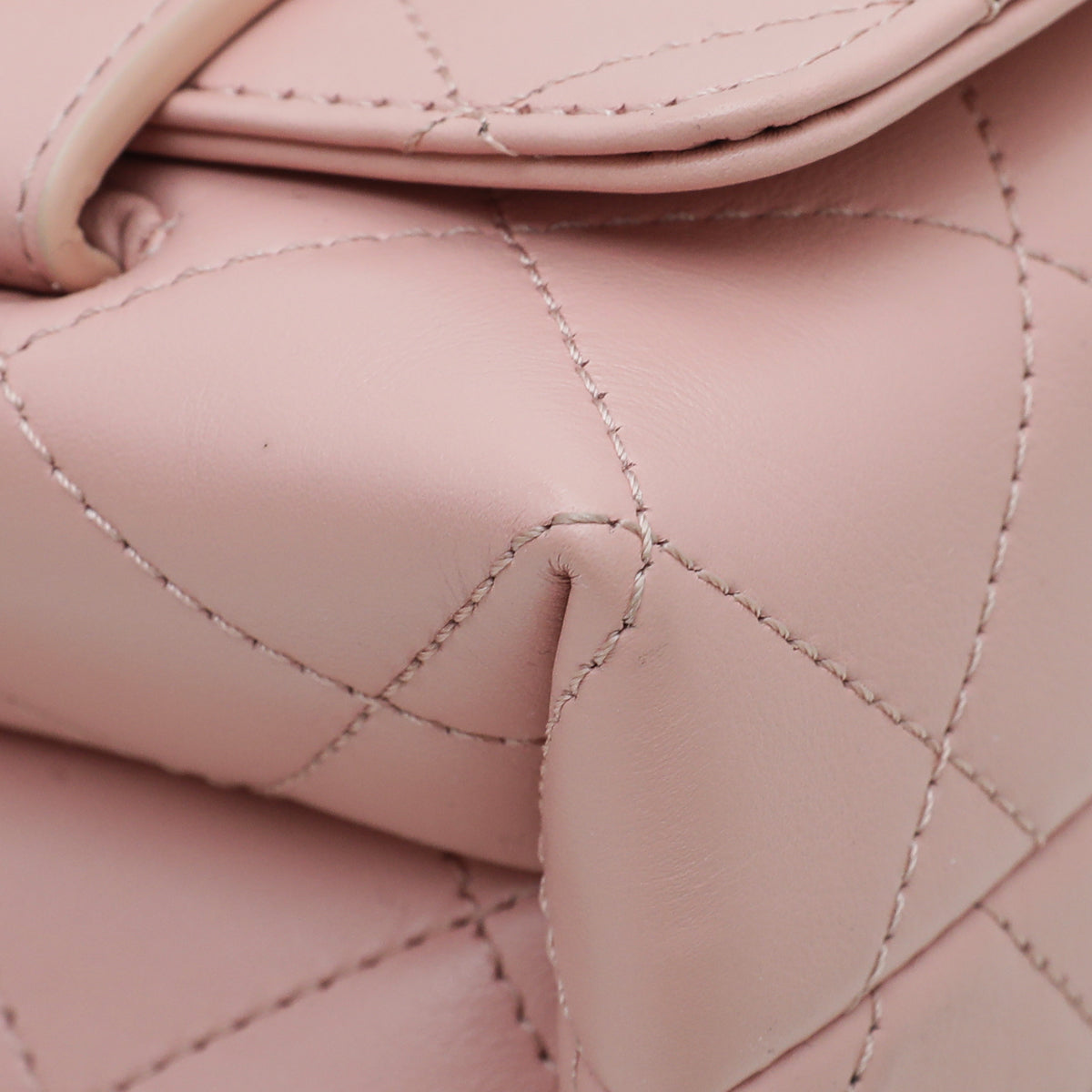 Chanel Pink Logo Enchained Flap Medium Bag