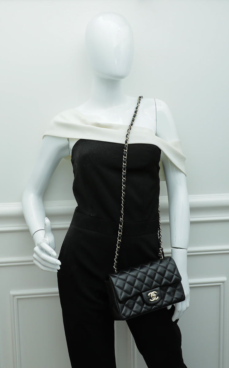 Chanel Black CC Mini Flap Bag