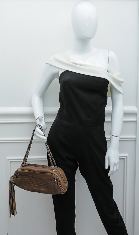 Chanel Brown Tassel Baguette Bag – The Closet