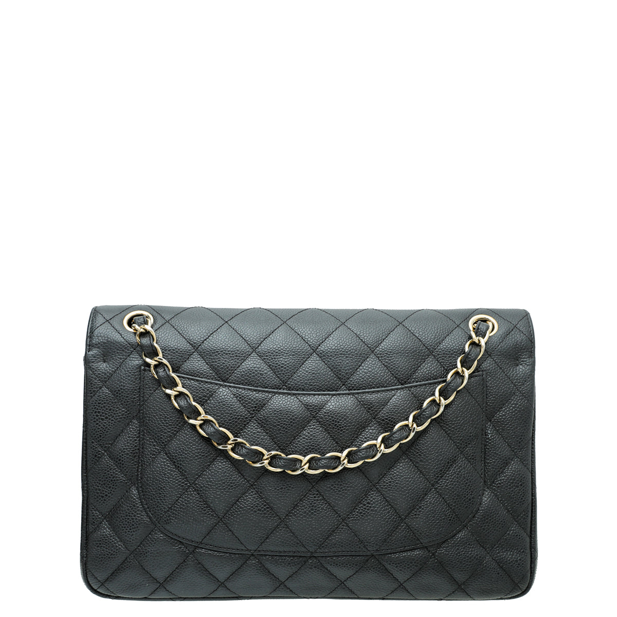 Chanel Black CC Classic Double Flap Jumbo Bag-Chanel-THE CLOSET