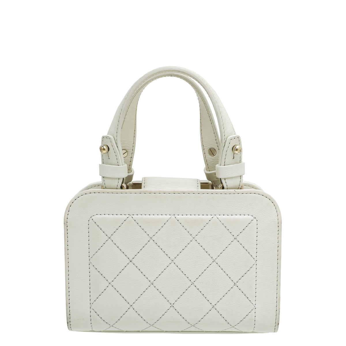 Chanel Off White Click Label Shopping Small Bag-Chanel-THE CLOSET