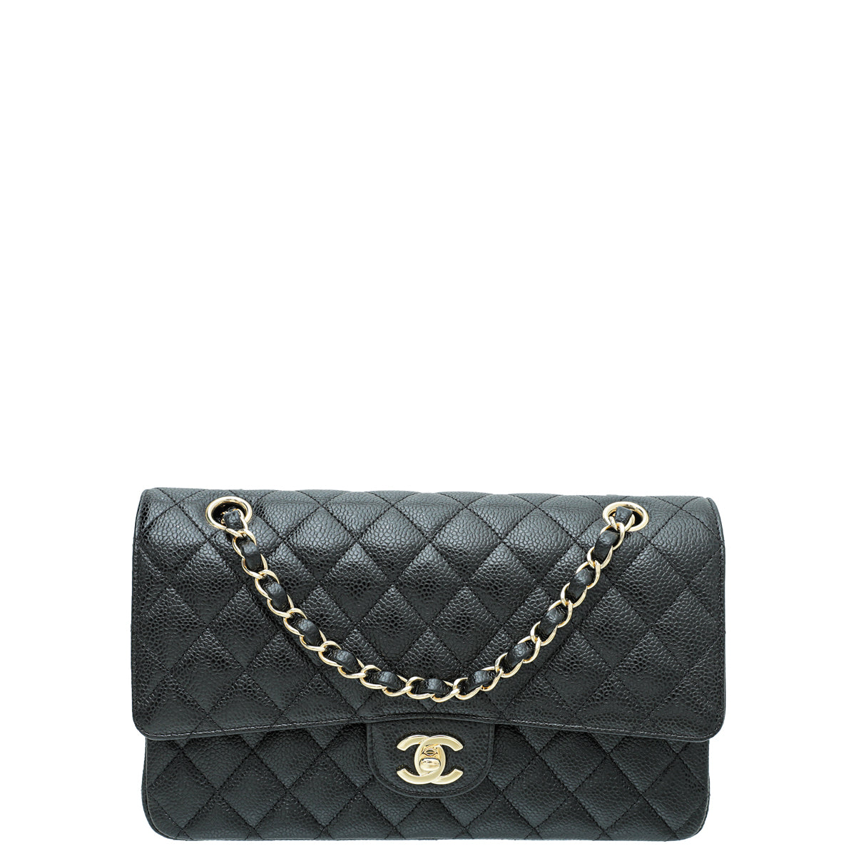 Chanel Black Classic Double Flap Bag-Chanel-THE CLOSET