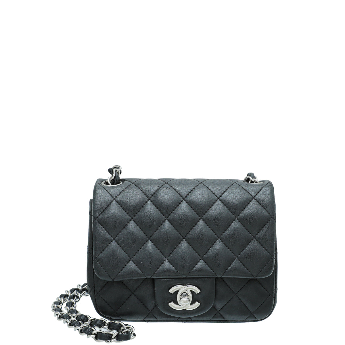 Chanel Black Mini Square Classic FLap Bag-Chanel-THE CLOSET
