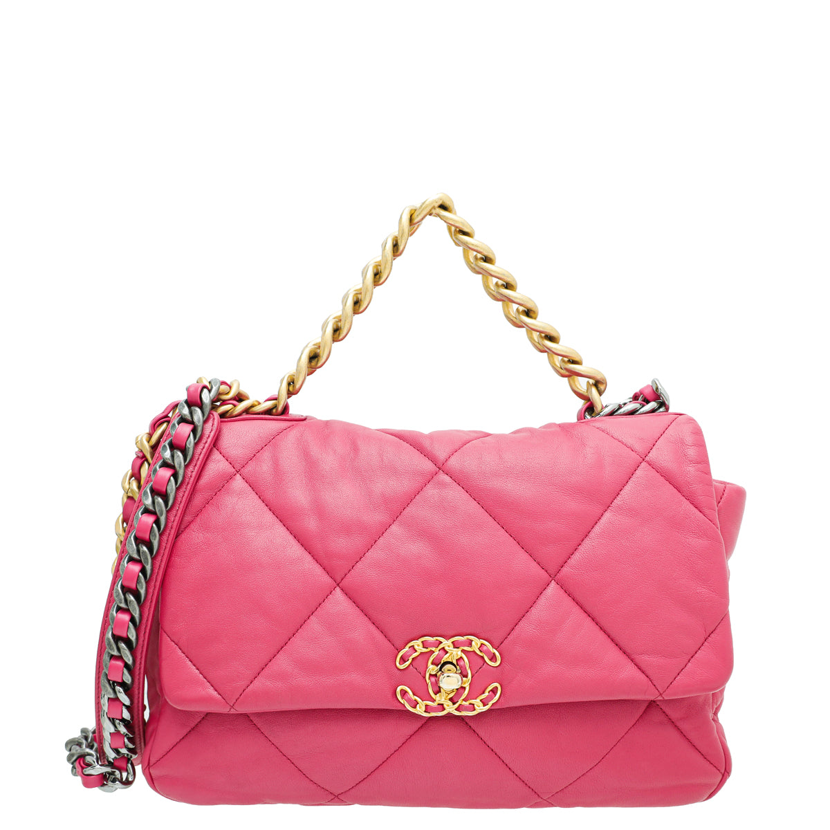 Chanel Fuchsia 19 Large Bag-Chanel-THE CLOSET