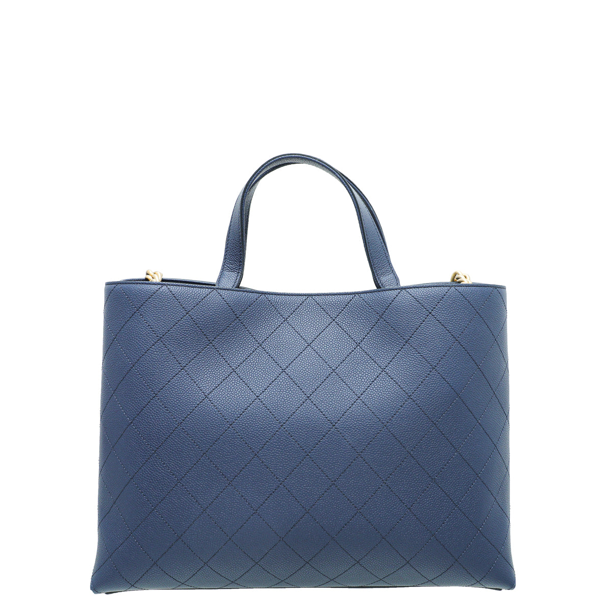 Chanel Navy Blu CC Shopping Tote Bag-Chanel-THE CLOSET