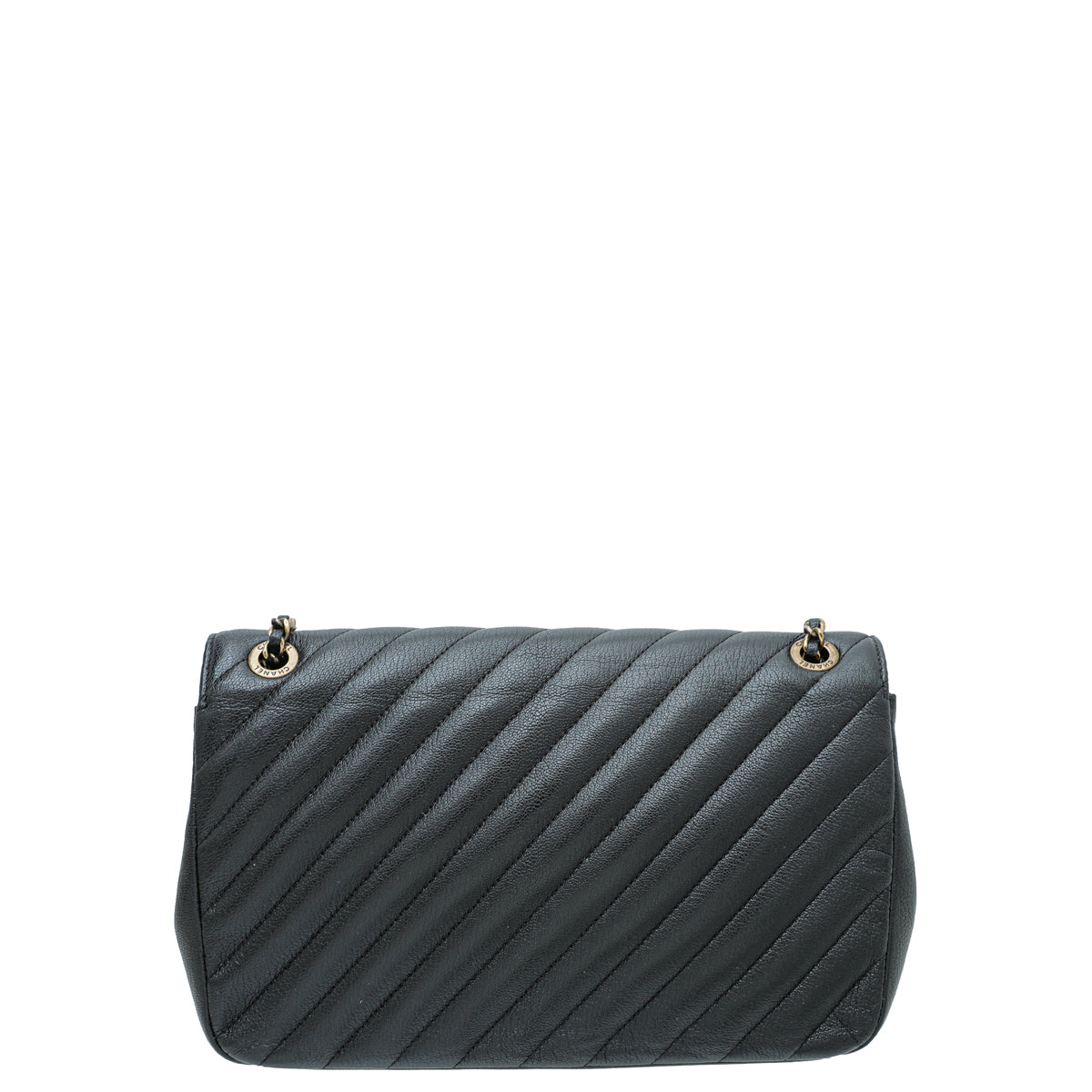 Chanel Black CC Diagonal Flap Small Bag-Chanel-THE CLOSET