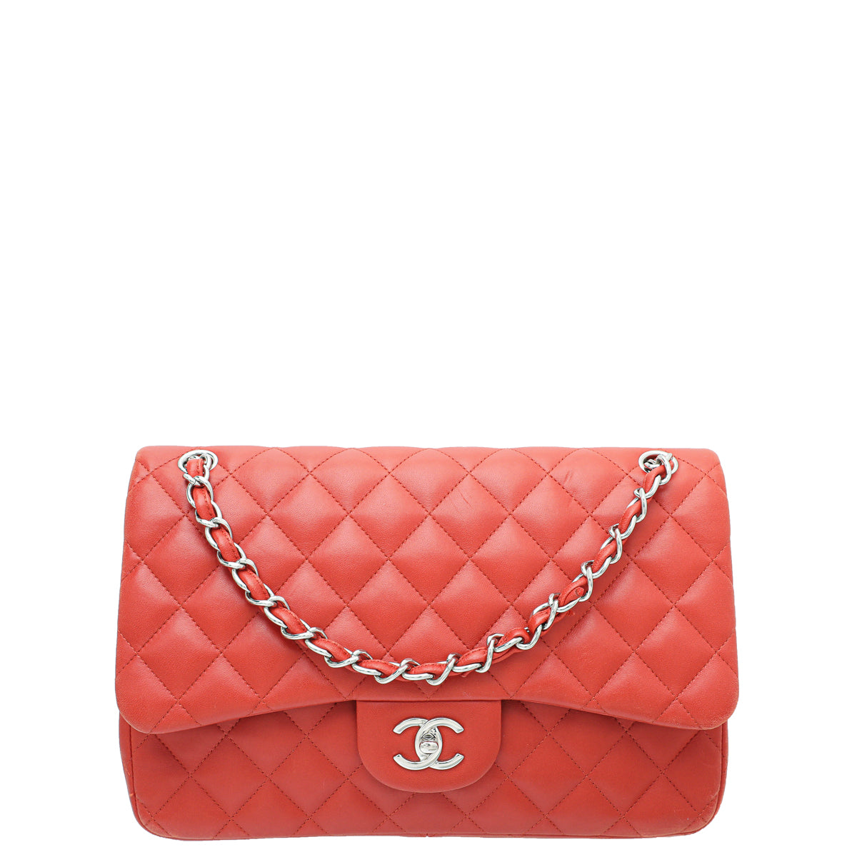 Chanel Rust CC Classic Double Flap Jumbo Bag-Chanel-THE CLOSET