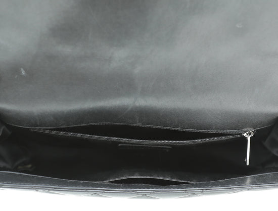 Chanel Black Easy Carry Flap Jumbo Bag