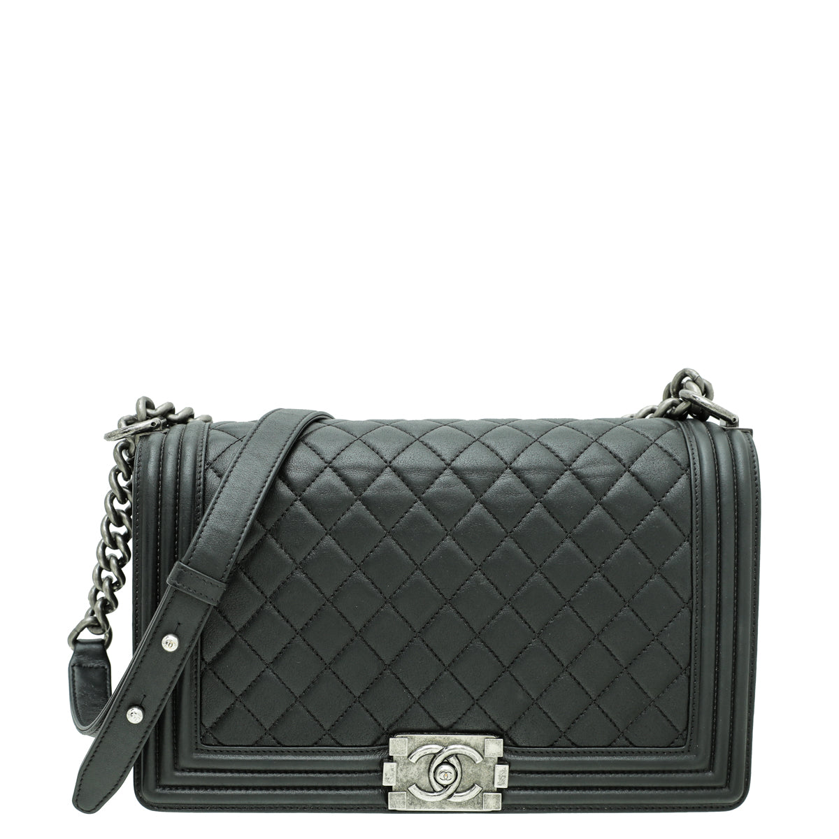 Chanel Black Le Boy New Medium Flap Bag-Chanel-THE CLOSET