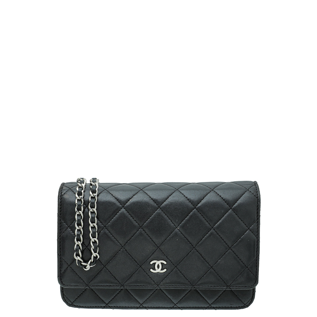 Chanel Wallet On Chain Black Leather ref.43455 - Joli Closet