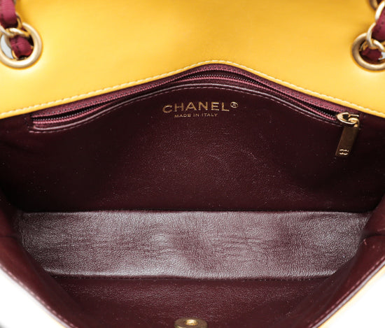 Chanel CC Two Tone Day Flap Medium Bag