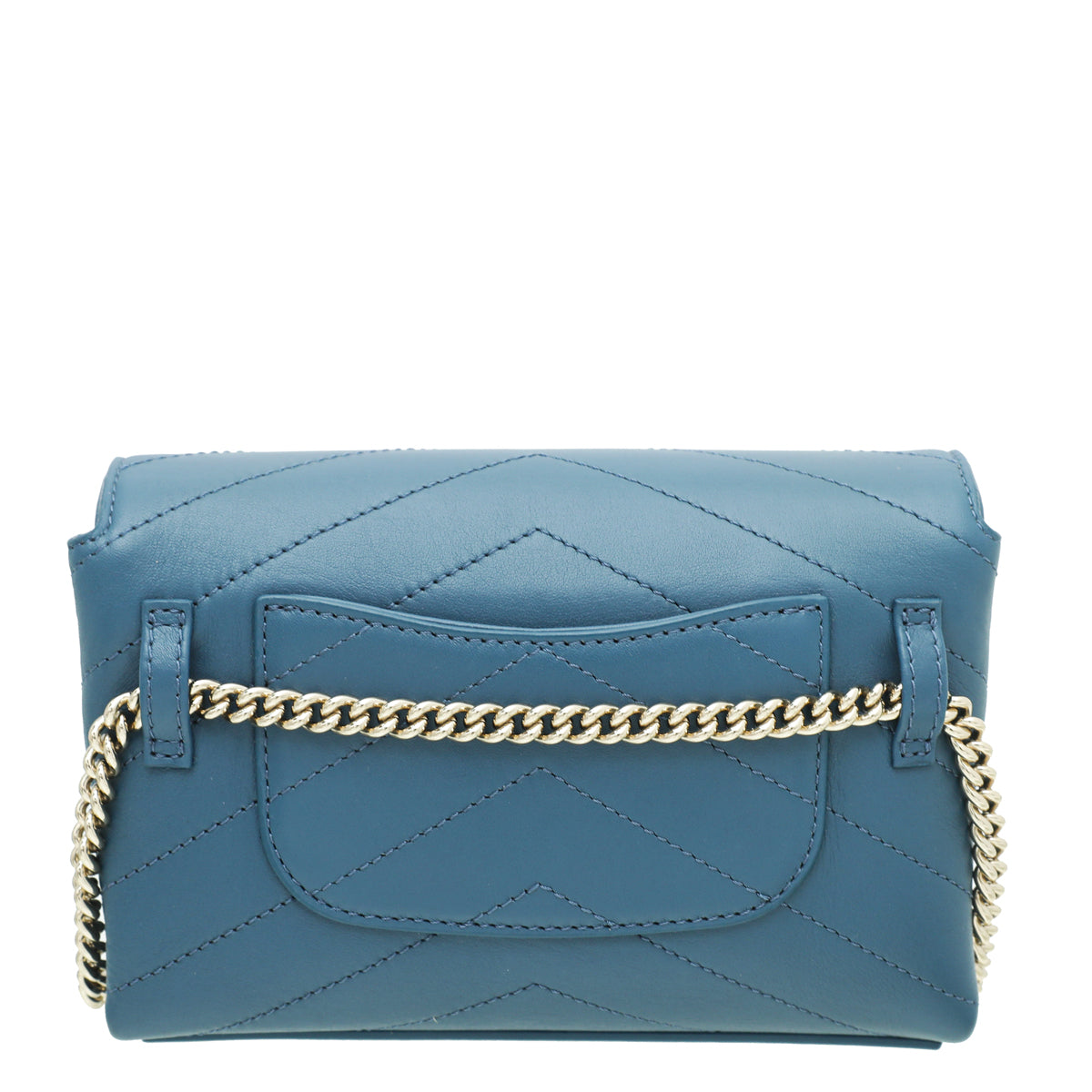 Chanel Blue Chevron Coco Waist Bag-Chanel-THE CLOSET