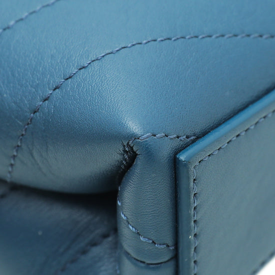 Chanel Blue Chevron Coco Waist Bag