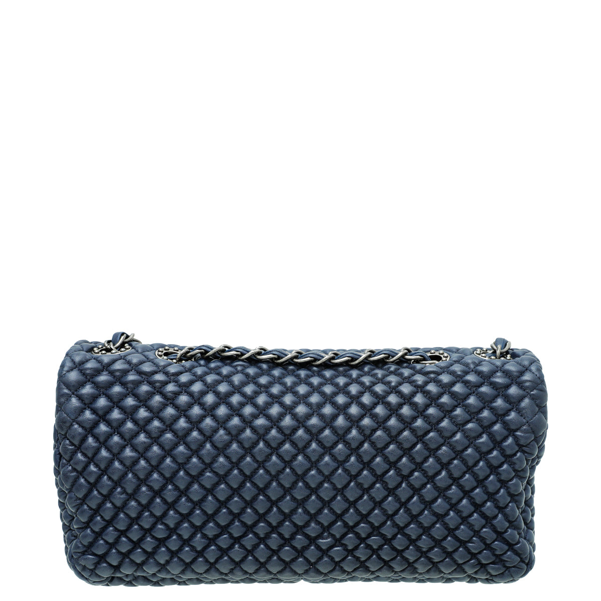 Chanel Navy Blue CC Micro Quilted Flap Medium Bag-Chanel-THE CLOSET