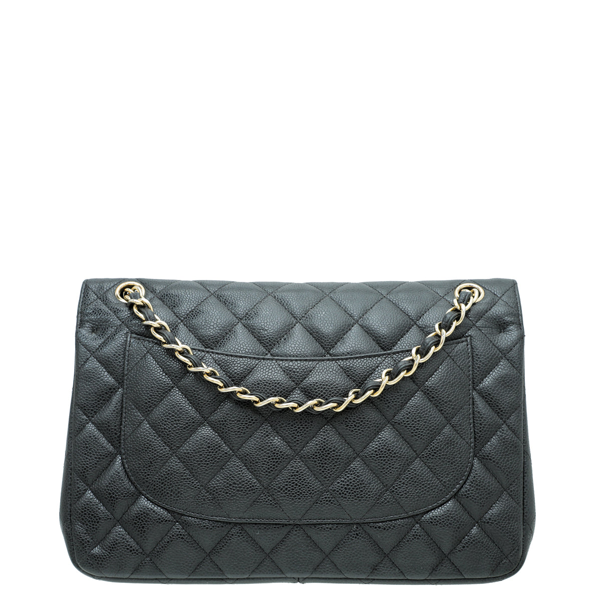 Chanel Black CC Classic Double Flap Jumbo Bag-Chanel-THE CLOSET