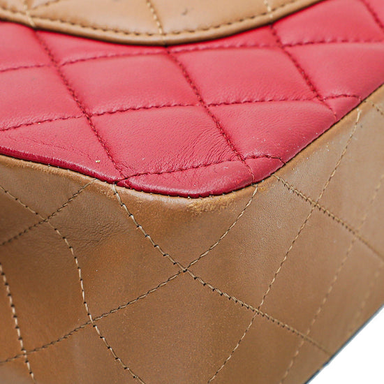 Chanel Tricolor Classic Double Flap Bag