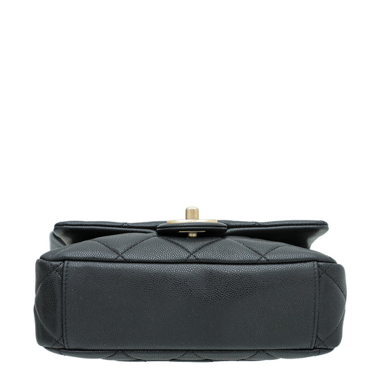 Chanel Black CC Twist Button Small Bag