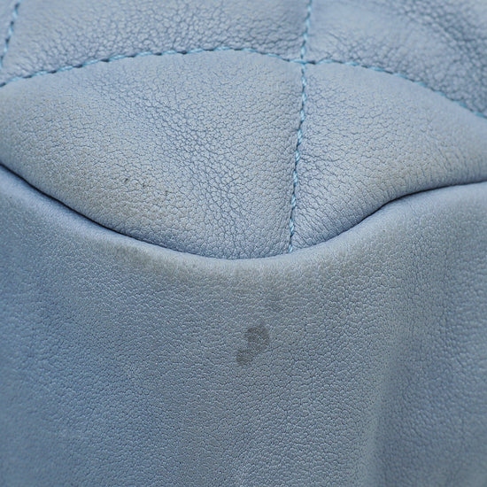 Chanel Light Blue CC Soft Single Flap Bag