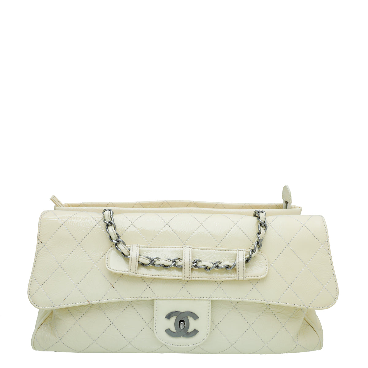 Chanel Cream Quilted Ritz Flap Bag – The Closet