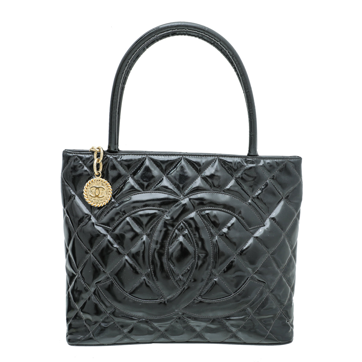 Chanel Black Vintage CC Cambon Tote Bag-Chanel-THE CLOSET
