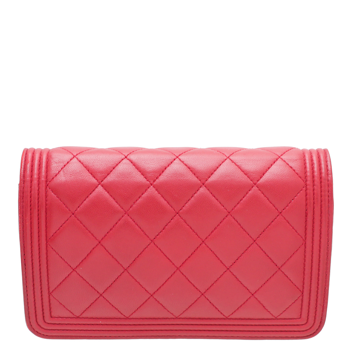 Chanel Red Le Boy Wallet On Chain-Chanel-THE CLOSET