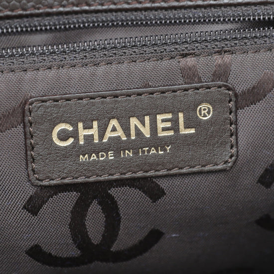 Chanel Chocolate Diamond Quilt Border Flap Medium Bag