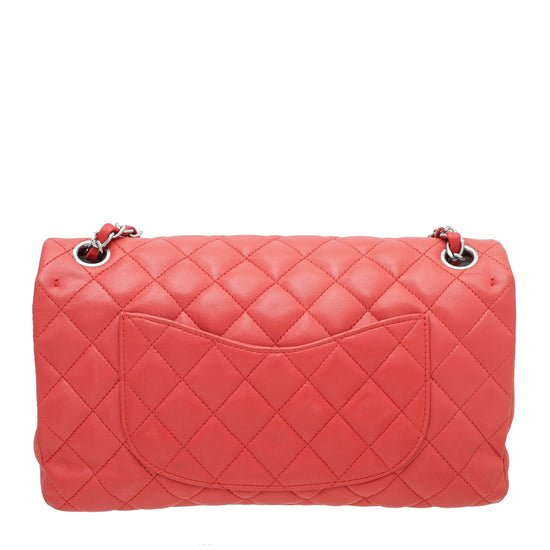 Chanel Light Red Ladybug Single Flap Medium Bag