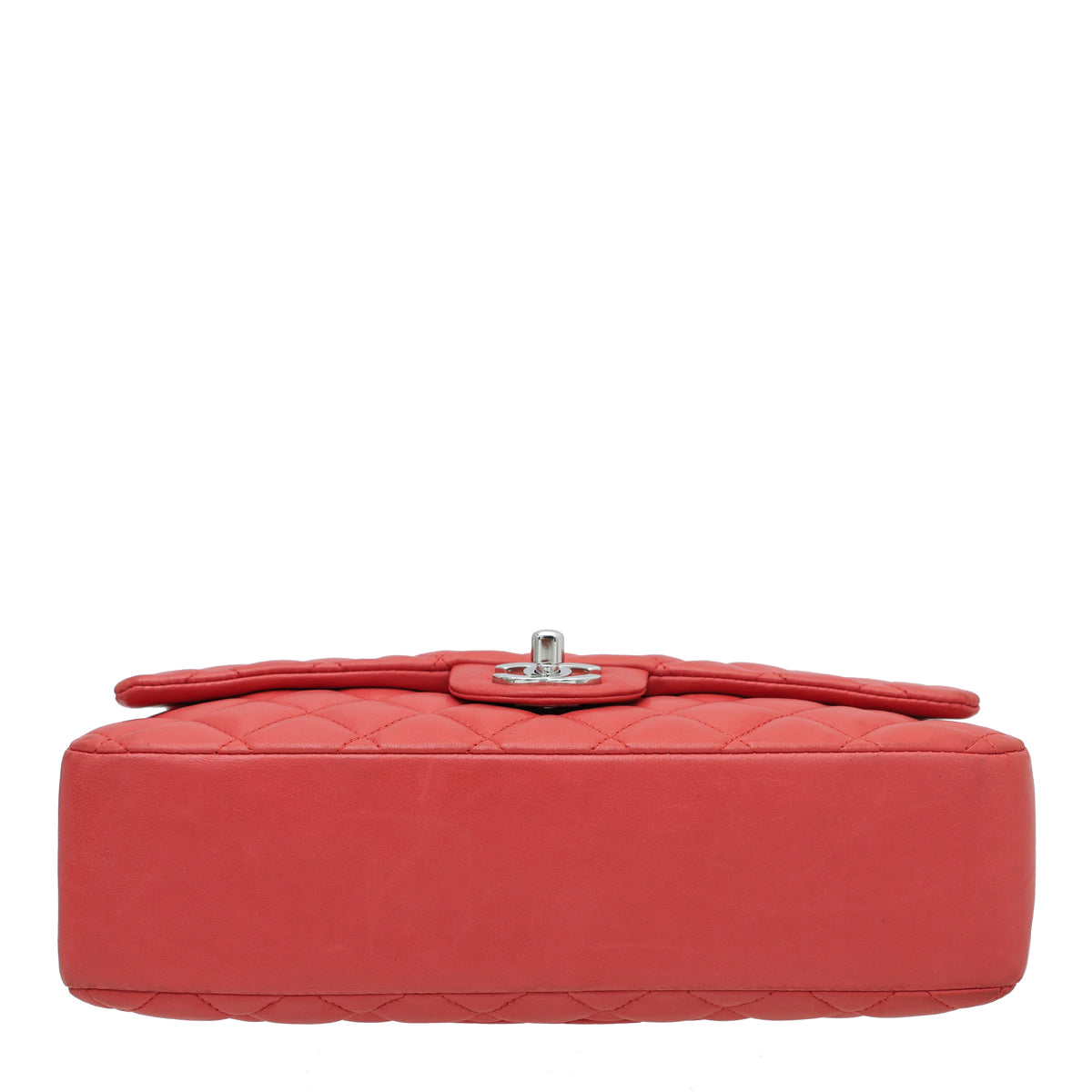 Chanel Light Red Ladybug Single Flap Medium Bag