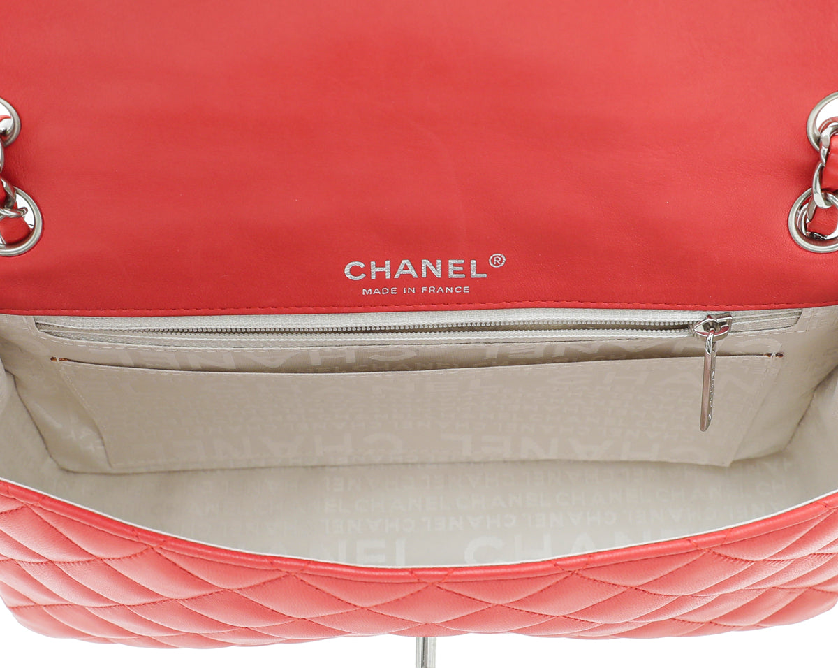 Chanel 1996-1997 Square Red Messenger Bag · INTO